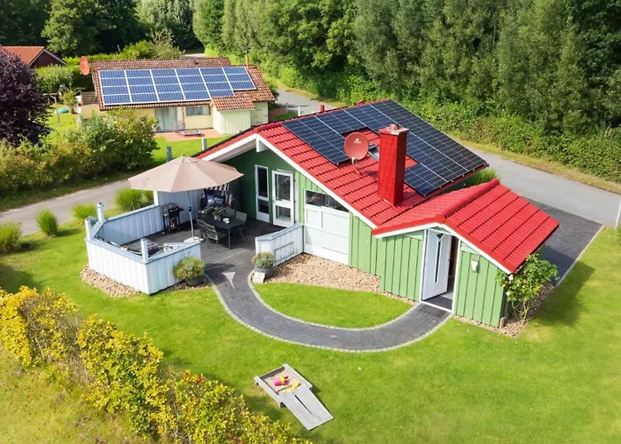 Σπίτι διακοπών 4 Personen Luxusferienhaus Mit Sauna, Kaminofen, Klimaanlage, Kanu Und Seeblick In *