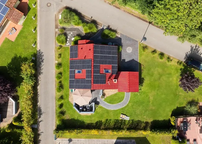 4 Personen Luxusferienhaus Mit Sauna, Kaminofen, Klimaanlage, Kanu Und Seeblick In Σπίτι διακοπών Otterndorf
